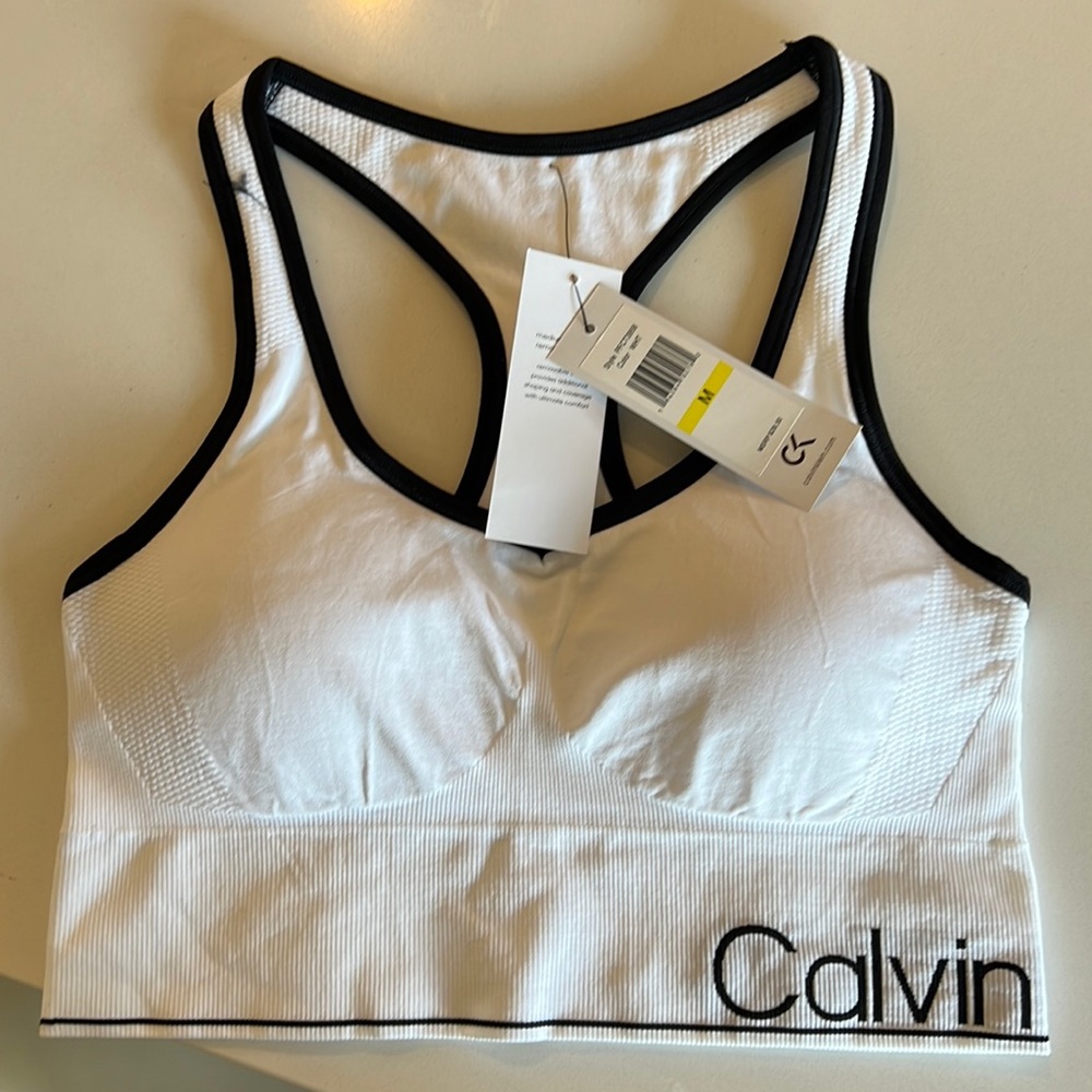 Calvin Klein sports bra.